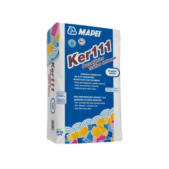 Mapei Adhesivo Ker 111 Para Porcelanato Blanco | Galería Viterra