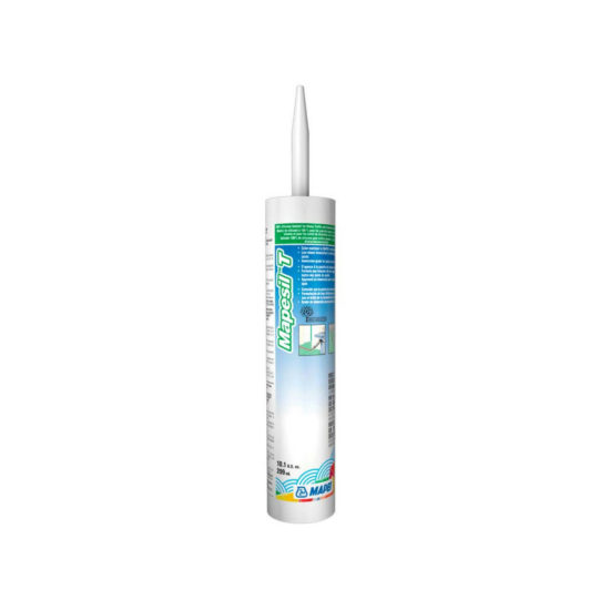 MAPEI SELLADOR SILICONA MAPESIL T WHITE 299ml | Galería Viterra
