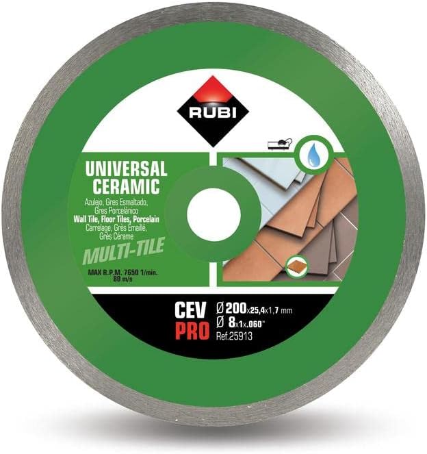 RUBI DISCO CONTINUO CEV 200 PRO 25913 VERDE  CERAMICA | Galería Viterra