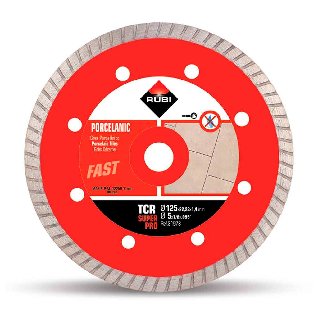 RUBI DISCO DIAMANTE PORCELANIC TURBO TCR 125 31973 SUPER PRO 31973 | Galería Viterra