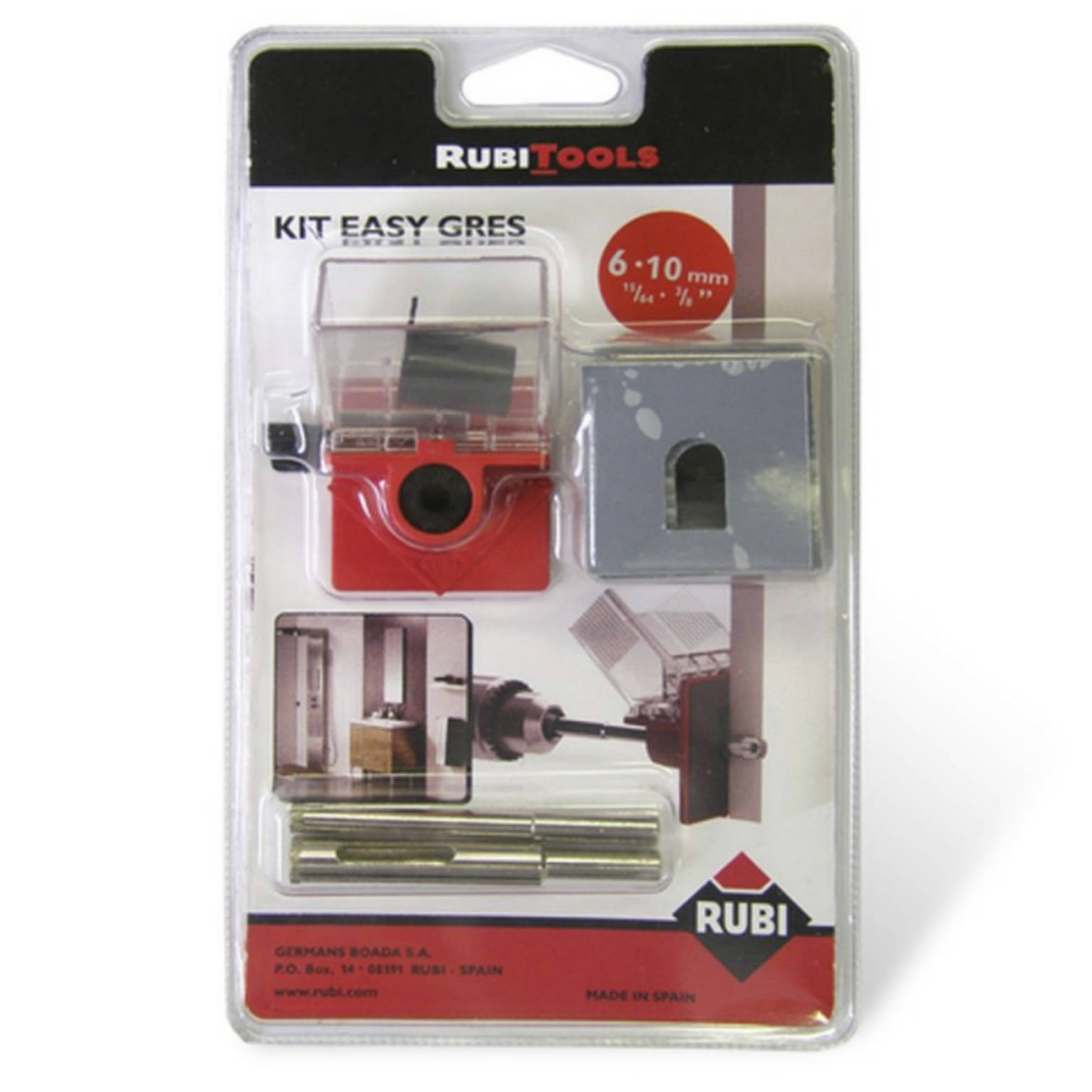 RUBI KIT EASY GRES BROCA 8mm 04928  | Galería Viterra